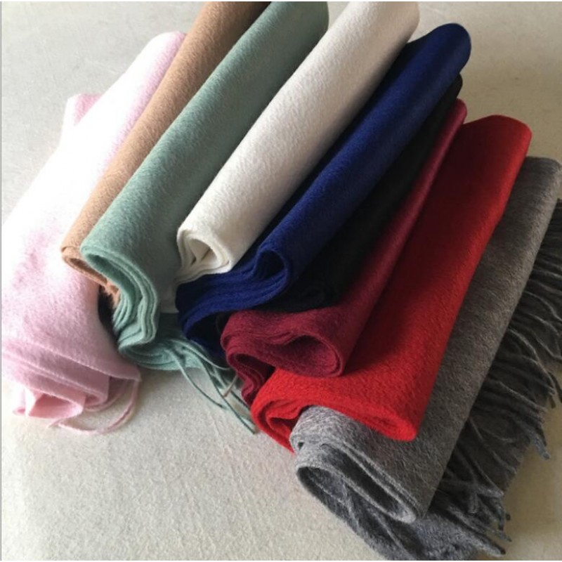 Pure Cashmere Scarves White Women Fashional Winter Scarf